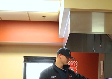 Cooking Fire Safety Tip 2: Do not wear loose fitting clothing when cooking