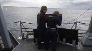 Sailors Aboard USS John Finn (DDG 113) Conduct Crew-Serve Weapons Requalification