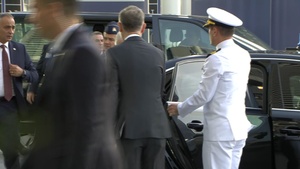 Turkish Minister of National Defence arrives at NATO HQ for the meeting of NATO Ministers of Defence