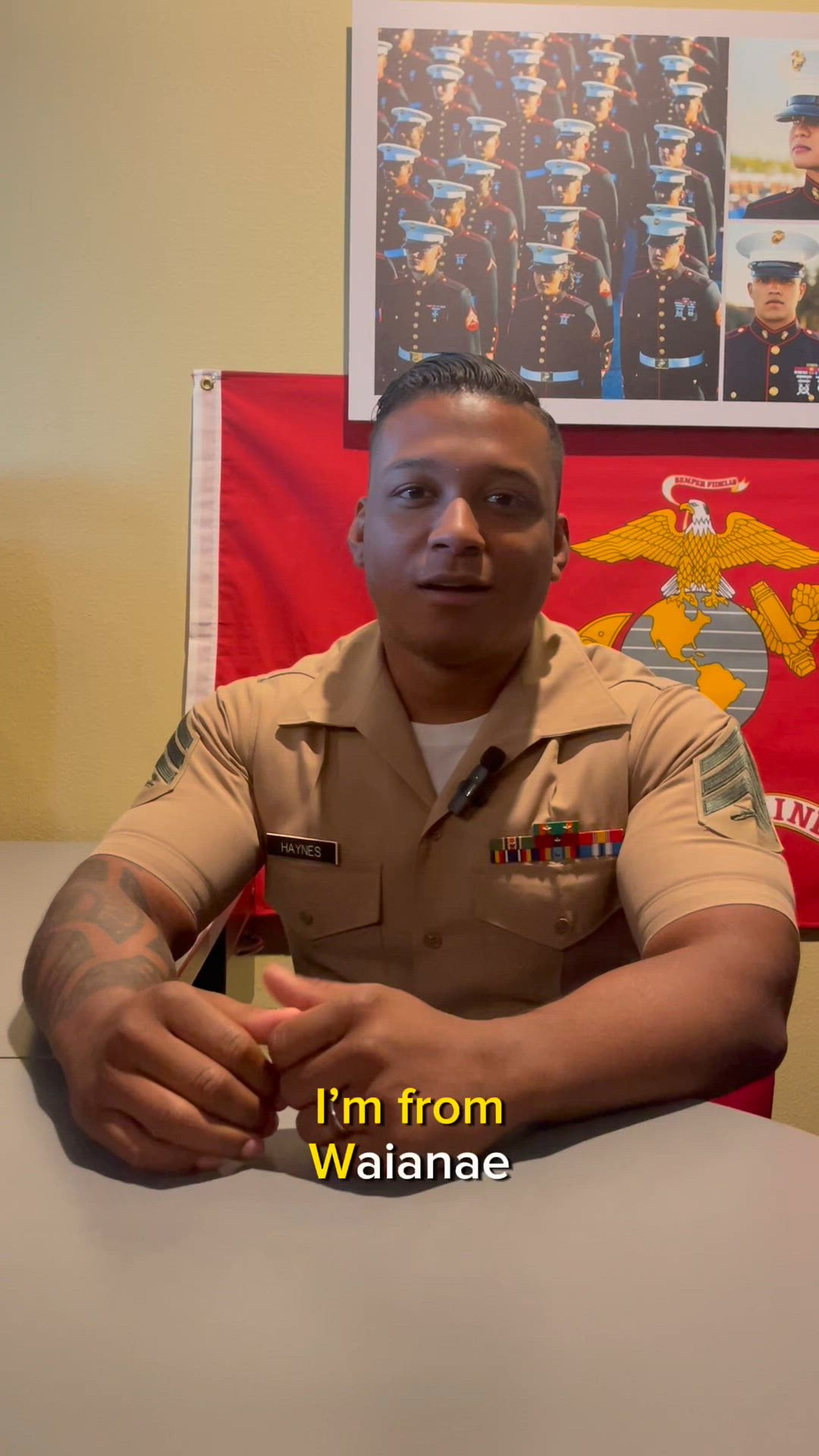 U.S. Marine Corps Sgt. Joshua Haynes, a recruiter for Recruiting Substation Fair Oaks, Recruiting Station Sacramento, shares why he joined the Marine Corps in Fair Oaks, Calif. on Oct. 3, 2023. (U.S. Marine Corps video by Sgt. Seaira Moore)