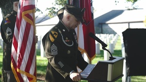 Speeches from Cpl. Waverly Woodson's Award Ceremony
