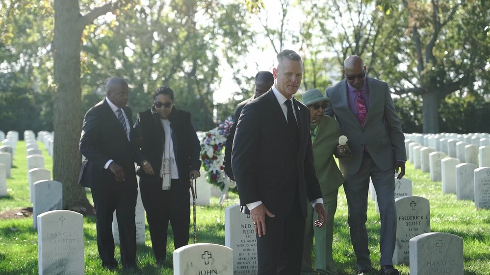 DVIDS - Video - BROLL of Cpl. Waverly Woodson award ceremony (2)