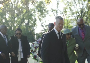 BROLL of Cpl. Waverly Woodson award ceremony (2)