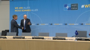 Signing ceremony - Allies join NATO Flight Training Europe