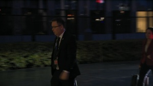 Norwegian Minister of Defence arrives at NATO HQ for the meeting of NATO Ministers of Defence