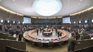 Meeting of the North Atlantic Council with Sweden (B-ROLL)