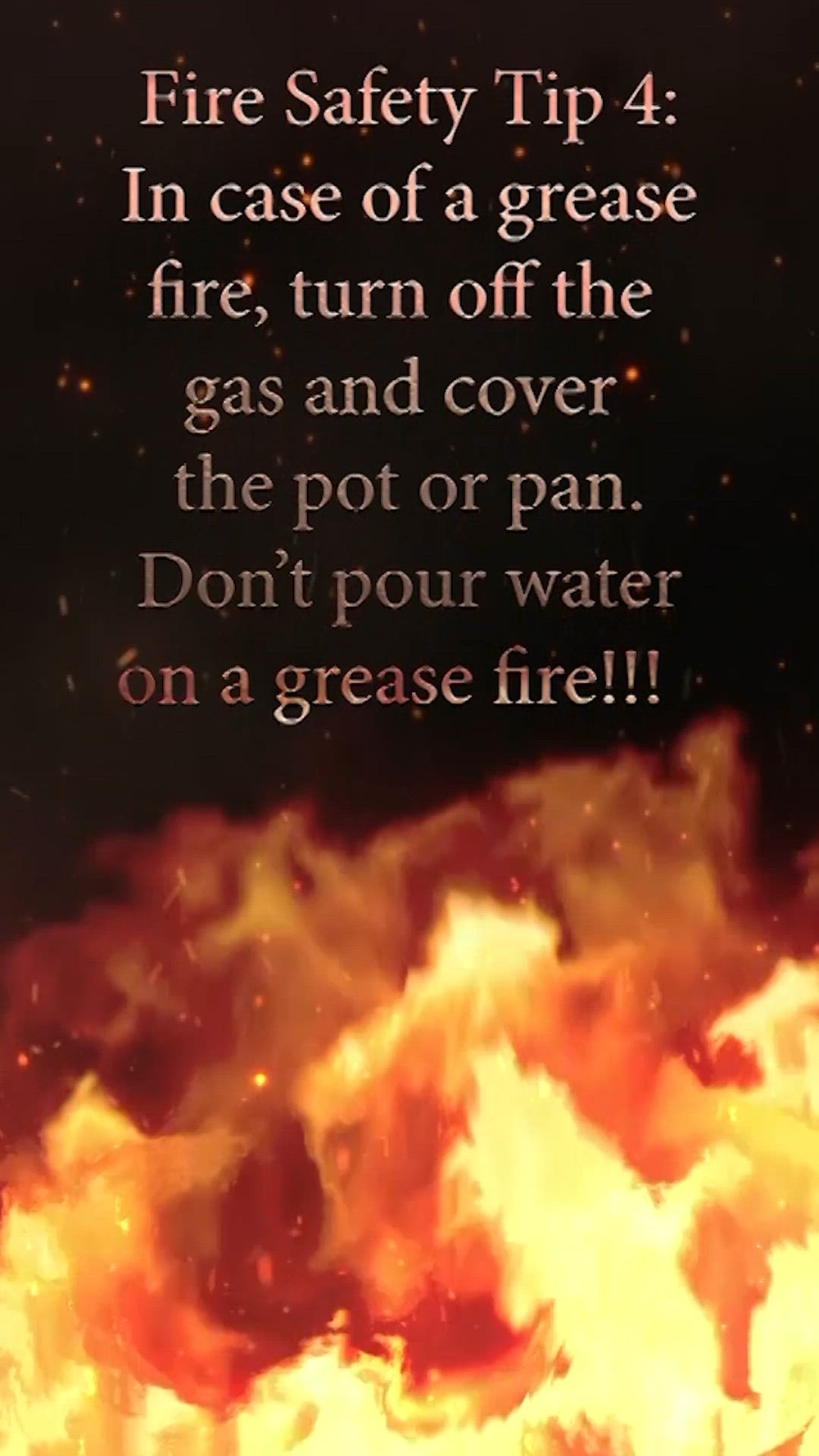 DVIDS Video Cooking Fire Safety Tip 4 In case of a grease fire