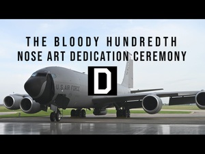RAFM honors Black Week: KC-135 “Squawkin’ Hawk”, “Silver Dollar” nose art dedication ceremony