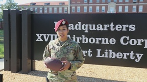 Carolina Panthers NFL Shoutout - Chief Warrant Officer 2 Diaz