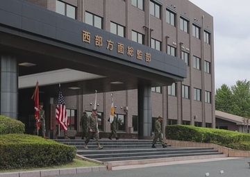 Resolute Dragon 23 Field Training Exercise Opening Ceremony at Camp Kengun  (BROLL)