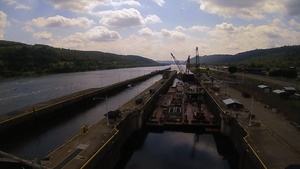 B-Roll: Medium Capacity Fleet at New Cumberland Locks and Dam
