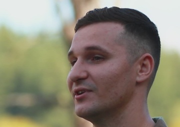 SGT Thomas Rieg talks on Expert Soldier Badge training