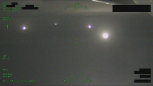 Coast Guard HC-130 conducts nighttime overflight during Operation Southern Shield