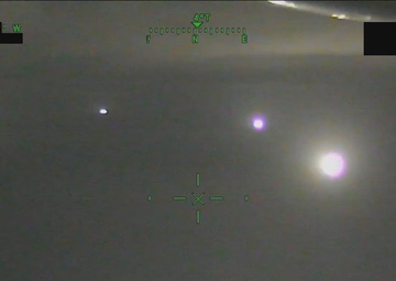 Coast Guard HC-130 conducts nighttime overflight during Operation Southern Shield