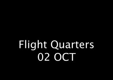 Sailors aboard the USS Rafael Peralta conduct flight quarters