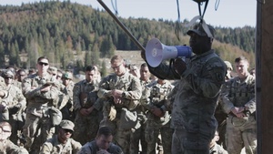 B-Roll; SETAF-AF Soldiers conduct land navigation training for E2B