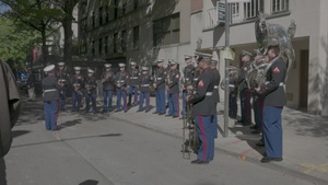 2nd Marine Aircraft Wing Band performs at the 79th Annual Columbus Day Parade (B-Roll)