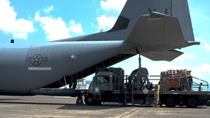 C130J lands in Kanoya B-roll part 2