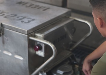 Resolute Dragon 23 FTX | 3rd MLG Marines Serve Evening Chow on Hijyudai 