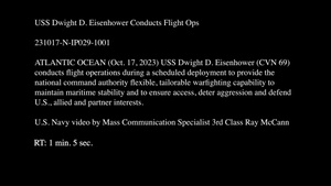 IKE Conducts Flight Operations