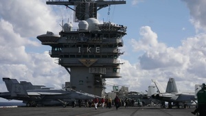 IKE Conducts Flight Operations