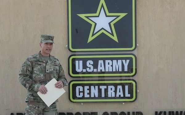 3rd Medical Command Insignia Unveiling at Camp Arifjan, October 2023