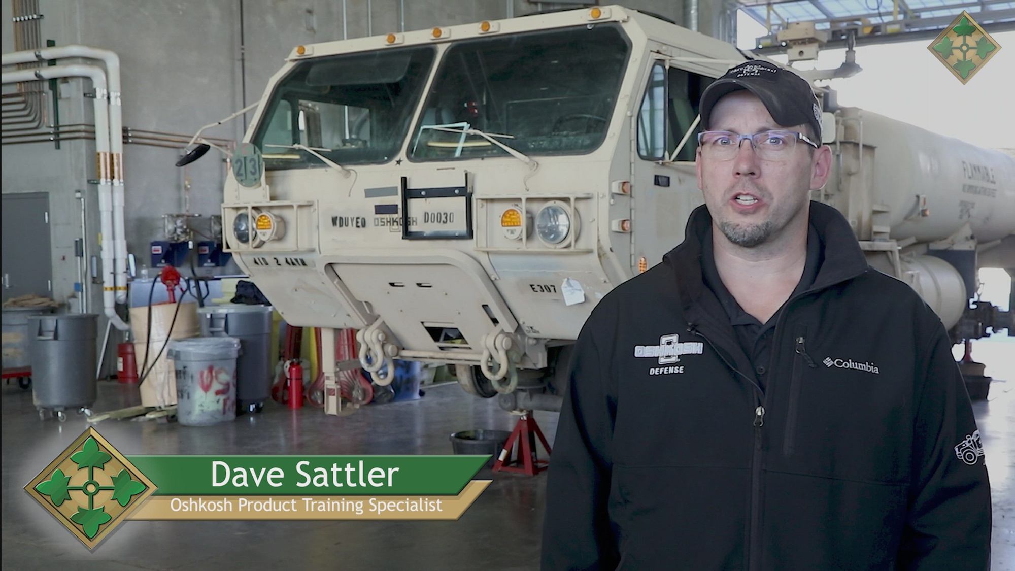 Dave Sattler, an Oshkosh Incorporation Product Training Specialist, conducts a vehicle maintenance training course with 4th Infantry Division Soldiers at Fort Carson, Colo., Oct. 17, 2023. Soldiers practiced maintenance techniques on a Heavy Expanded Mobility Tactical Truck. (U.S. Army video by Spc. Doniel Kennedy)