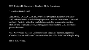 IKE conducts flight operations