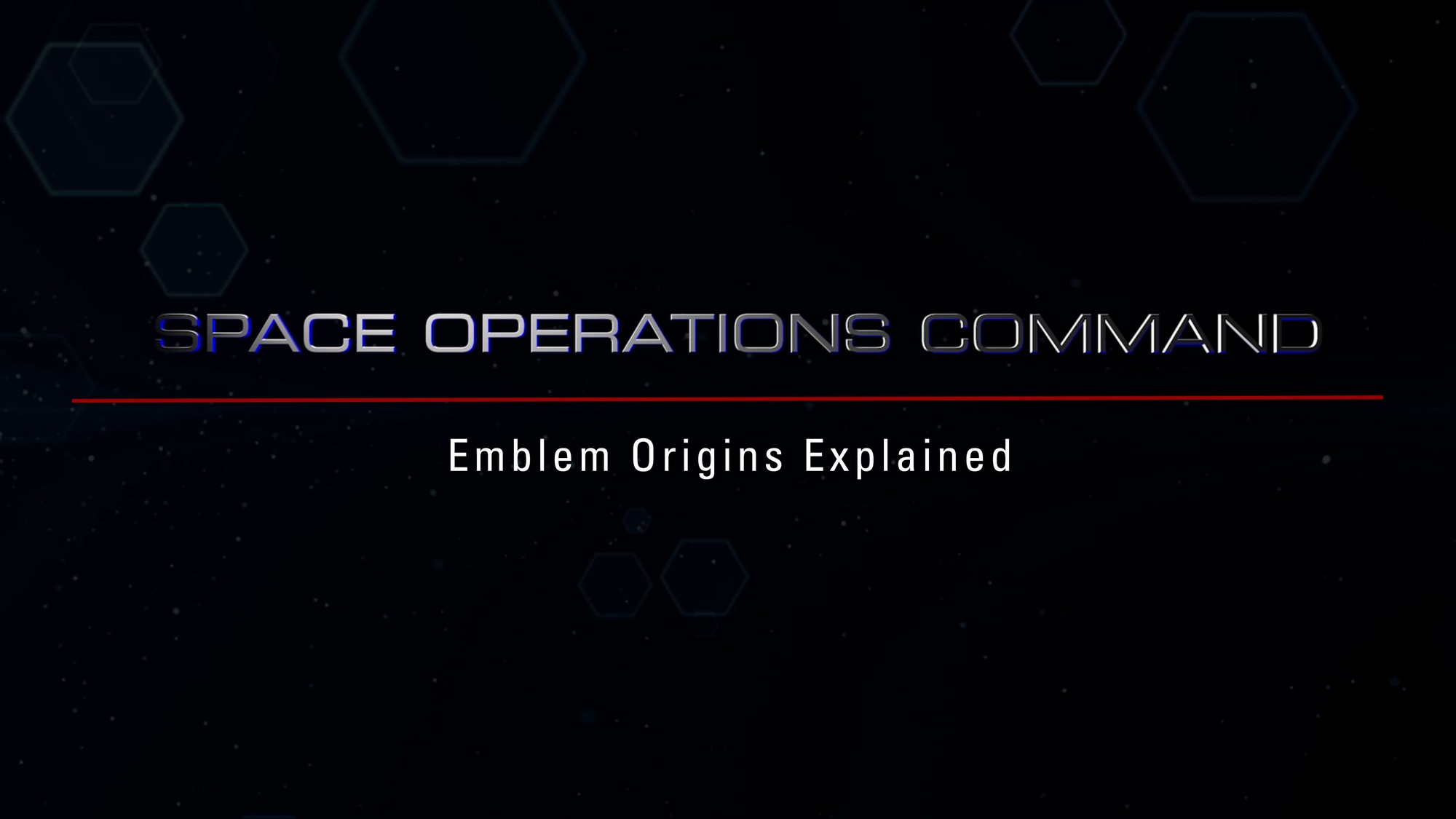 An animated explanation of the history and significance of the Space Operations Command (SpOC) emblem. Space Operations Command, with headquarters at Peterson Space Force Base, Colorado, is one of three Field Commands reporting to Headquarters, US Space Force at the Pentagon, Washington, D.C. Space Operations Command protects America and our Allies in, from, and to space…now and into the future. (U.S. Space Force video by Dave Grim)