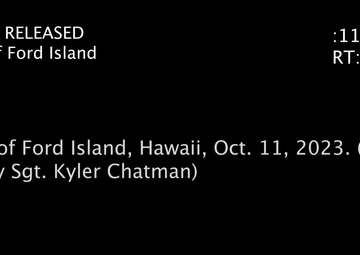 Aerial video of Ford Island