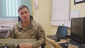 Soldiers of the 3rd DSB Explain the Pillars of the Prevention Work Force: Financial Literacy