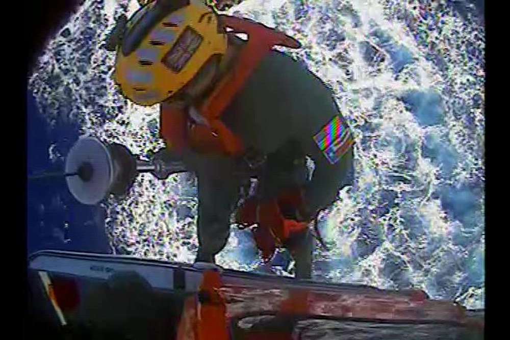 DVIDS - Video - Coast Guard Medevacs 2 From Supply Vessel 100 Miles Off ...