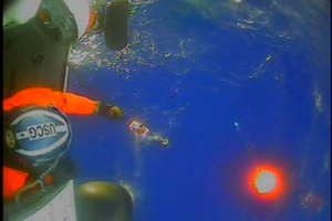Coast Guard rescues 4 Canadians from capsized catamaran 150 miles offshore of North Carolina