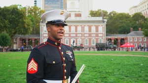 2023 Philadelphia Navy Marine Corps Week Interview with U.S. Marine Corps Sgt. Tavian Antione