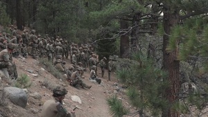 Marines with 1st Marine Division and the French 27th Mountain Infantry Brigade perform gorge crossing for MTX 1-24