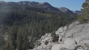 2/5 Marines and the French 27th Mountain Infantry Brigade perform simulated cliff assaults during MTX 1-24