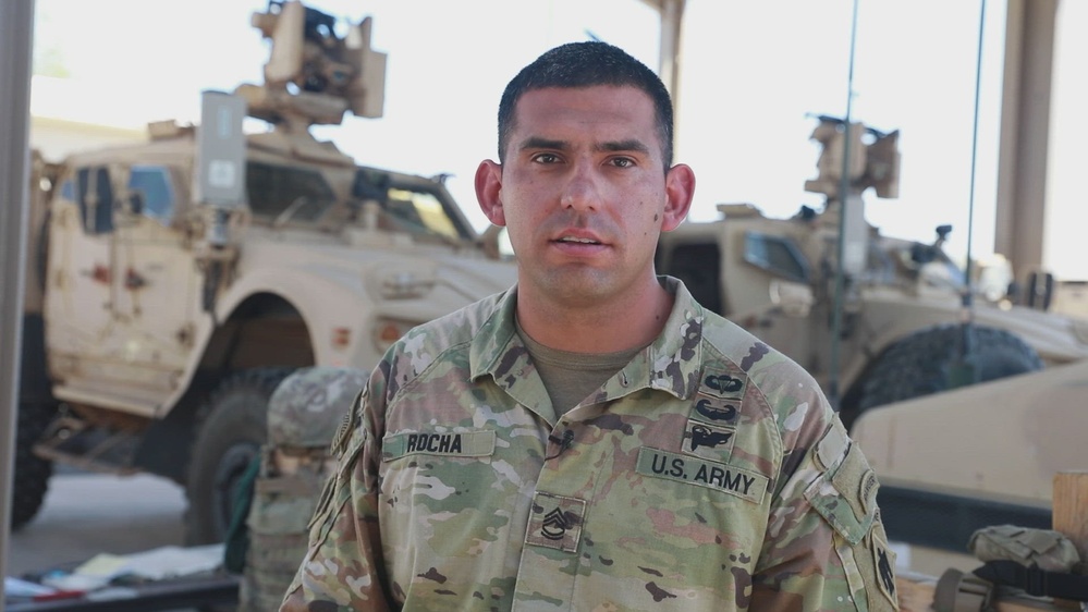 DVIDS - Video - Sgt. 1st Class Rocha Veteran's Day Shout out