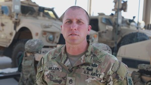 Staff Sgt. Miller Veteran's Day Shout out
