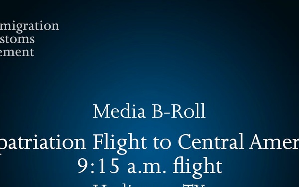 ICE conducts single adult, family unit removal flights Oct. 25 - 9:15am