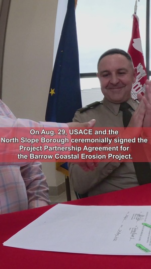 USACE & North Slope Borough partner on Barrow Coastal Erosion Project