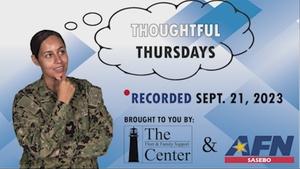 AFN Sasebo, the Eagle's "Thoughtful Thursday" 21SEP23