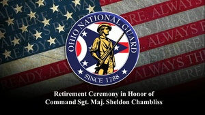 Command Sgt. Maj. Sheldon Chambliss retirement ceremony 1 of 3