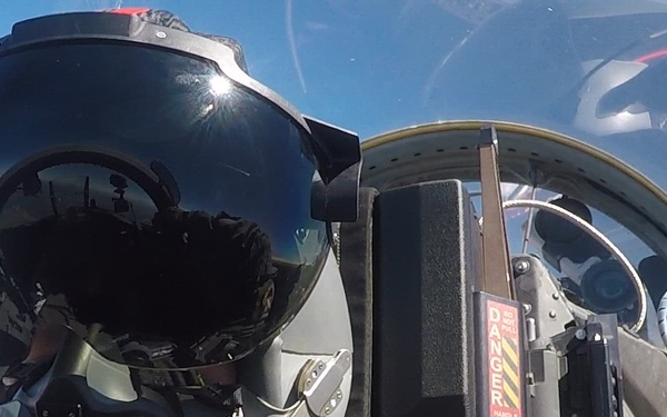 B-Roll - T-38 pilot over WSMR