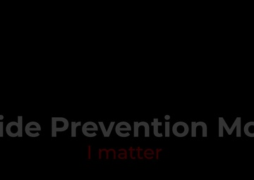 Suicide Prevention Month: I matter