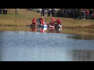 248th Navy Birthday Cardboard Regatta Championship Heat at Defense Supply Center Columbus