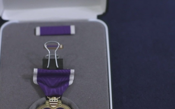 Perseverance rewarded: Soldier receives Purple Heart 12 years after sustaining combat-related injuries