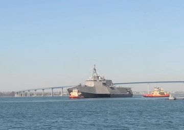 USS Augusta (LCS 34) Arrives at Homeport in San Diego