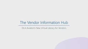 Vendor Information Hub Introduction