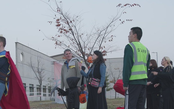 Camp Humphreys Trunk Or Treat (BROLL)