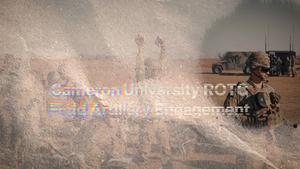 Cameron University ROTC Cadets get a taste of Field Artillery at the M119 range